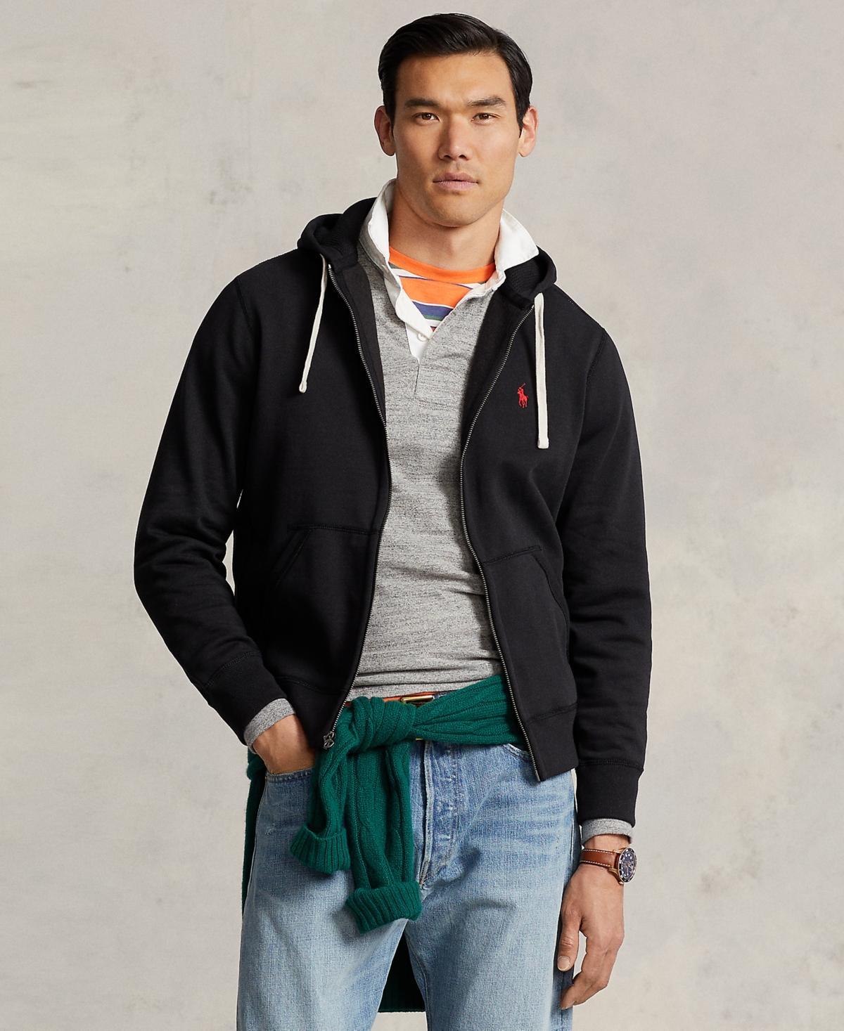 Polo Ralph Lauren Fleece Full-Zip Hoodie in Polo Black - Black. Size M (also in L, S, XL/1X). Product Image