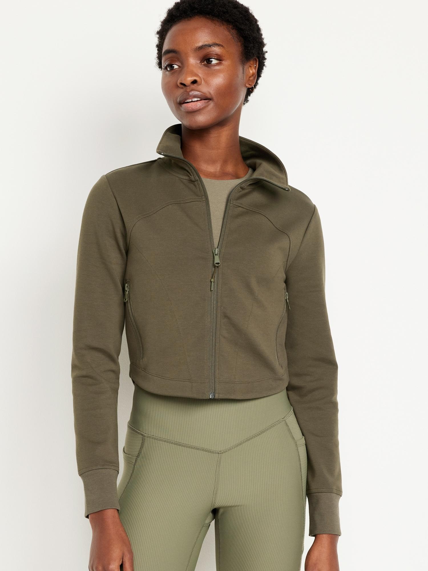 Dynamic Fleece Crop Zip Jacket Product Image