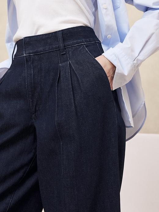 Luxe High-Rise Trouser Jean Product Image