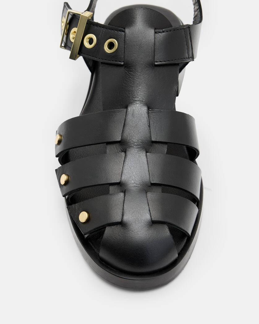 Nelly Studded Leather Sandals Product Image