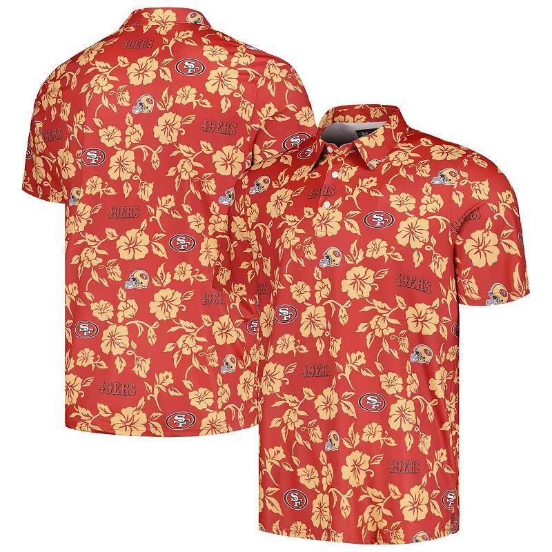 Mens Reyn Spooner Scarlet San Francisco 49ers Pua Performance Polo Product Image