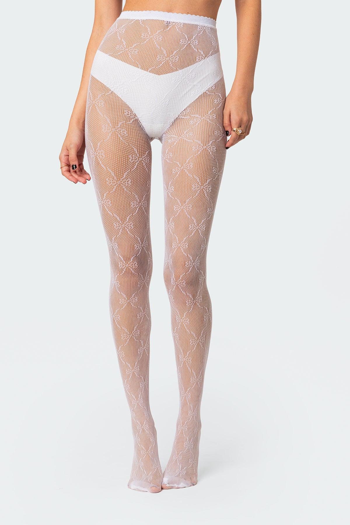 Embroidered Lacey Tights product image