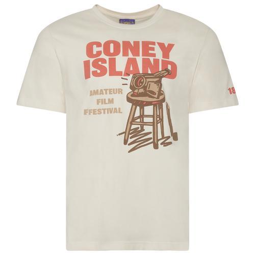 Coney Island Picnic Mens Film Fest Short Sleeve T-Shirt - Cloud Dancer/Cloud Dancer Product Image