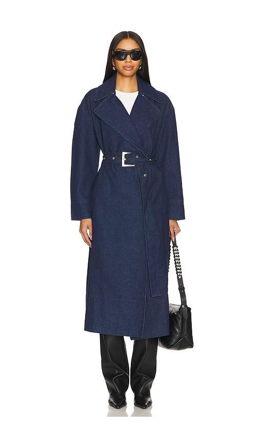 TRENCHCOAT AUS DENIM TATE Product Image