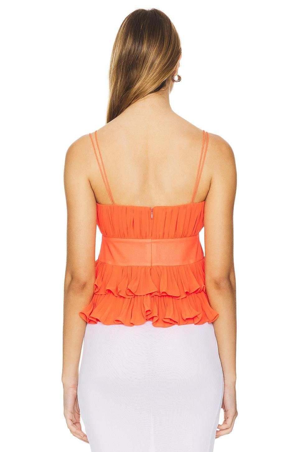 Sandie Pleated Shell Top AMUR Product Image