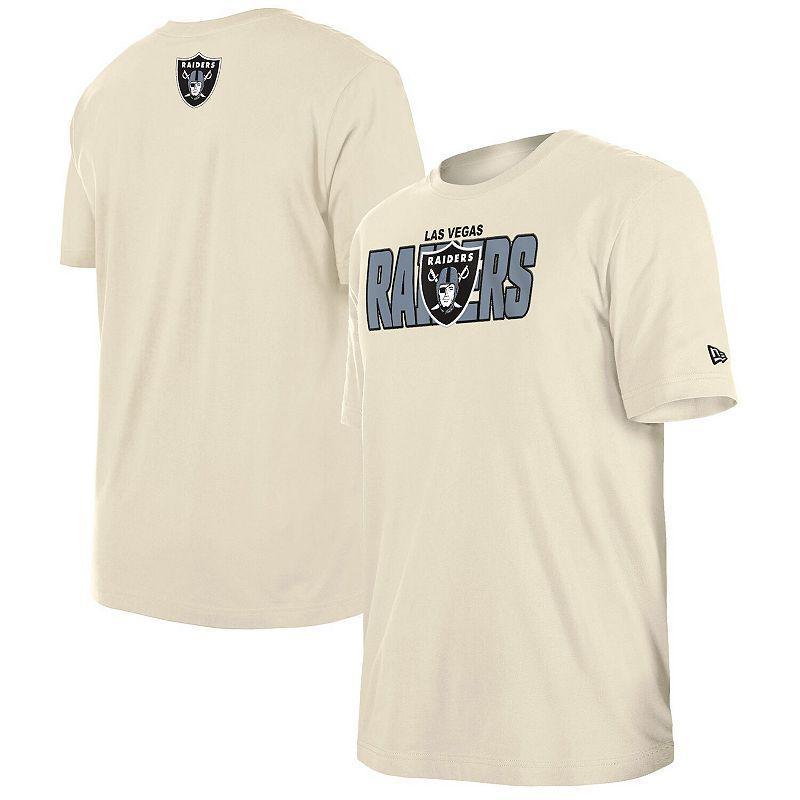 Mens New Era Cream Las Vegas Raiders 2023 NFL Draft T-Shirt Product Image