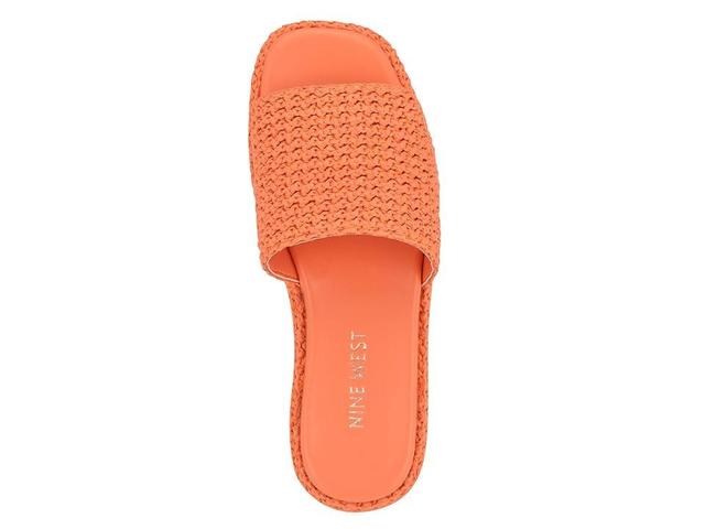 Nine West Womens Keziah Square Toe Slip-On Casual Sandals Product Image