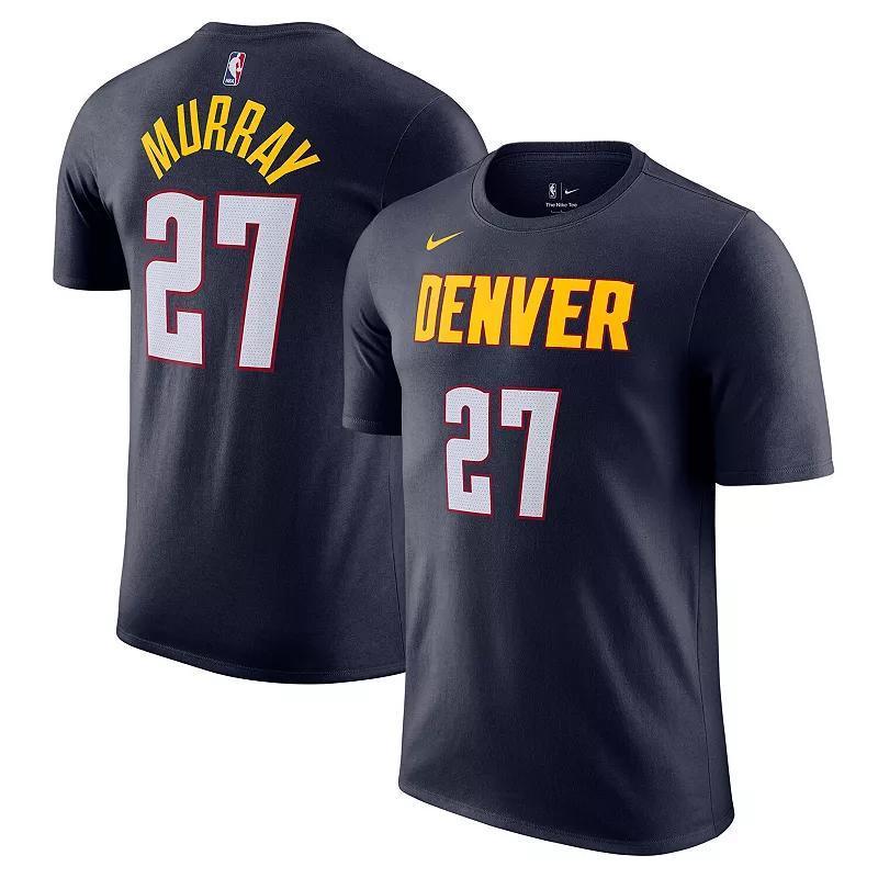 Nike Mens Jamal Murray Navy Denver Nuggets Icon Edition Name Number T-Shirt Product Image