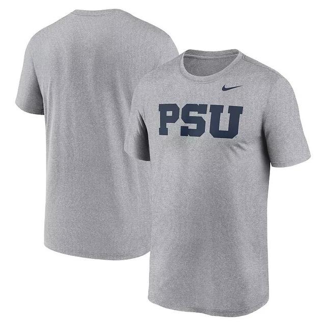 Mens Nike Heather Gray Penn State Nittany Lions Primetime Legend Alternate Logo T-Shirt Product Image