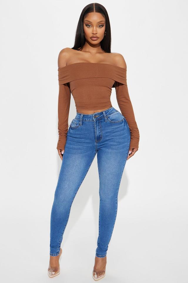 For The Best Stretch Booty Lifting Jeans - Medium Wash Product Image