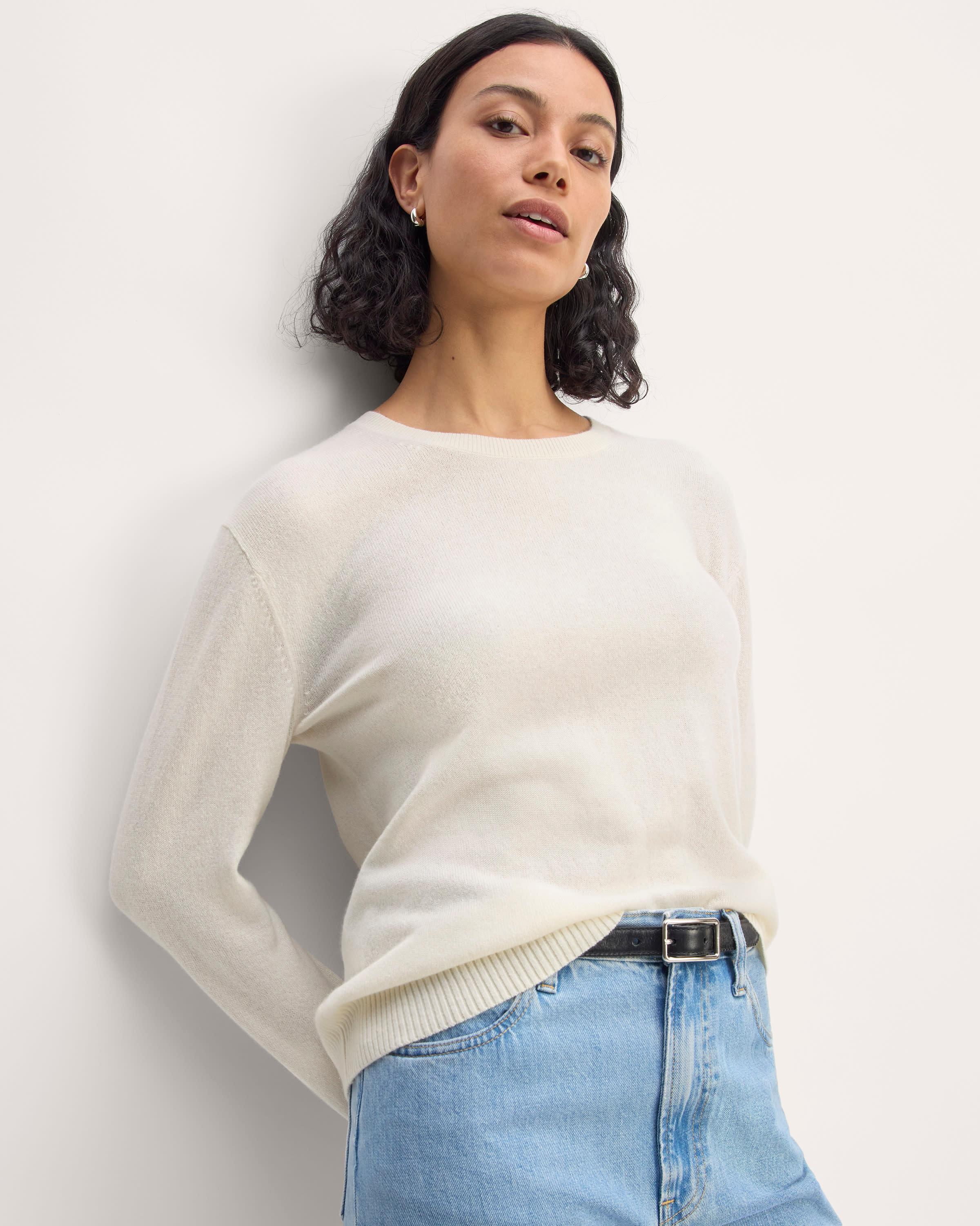 The Cashmere Classic Crew Sweater Product Image