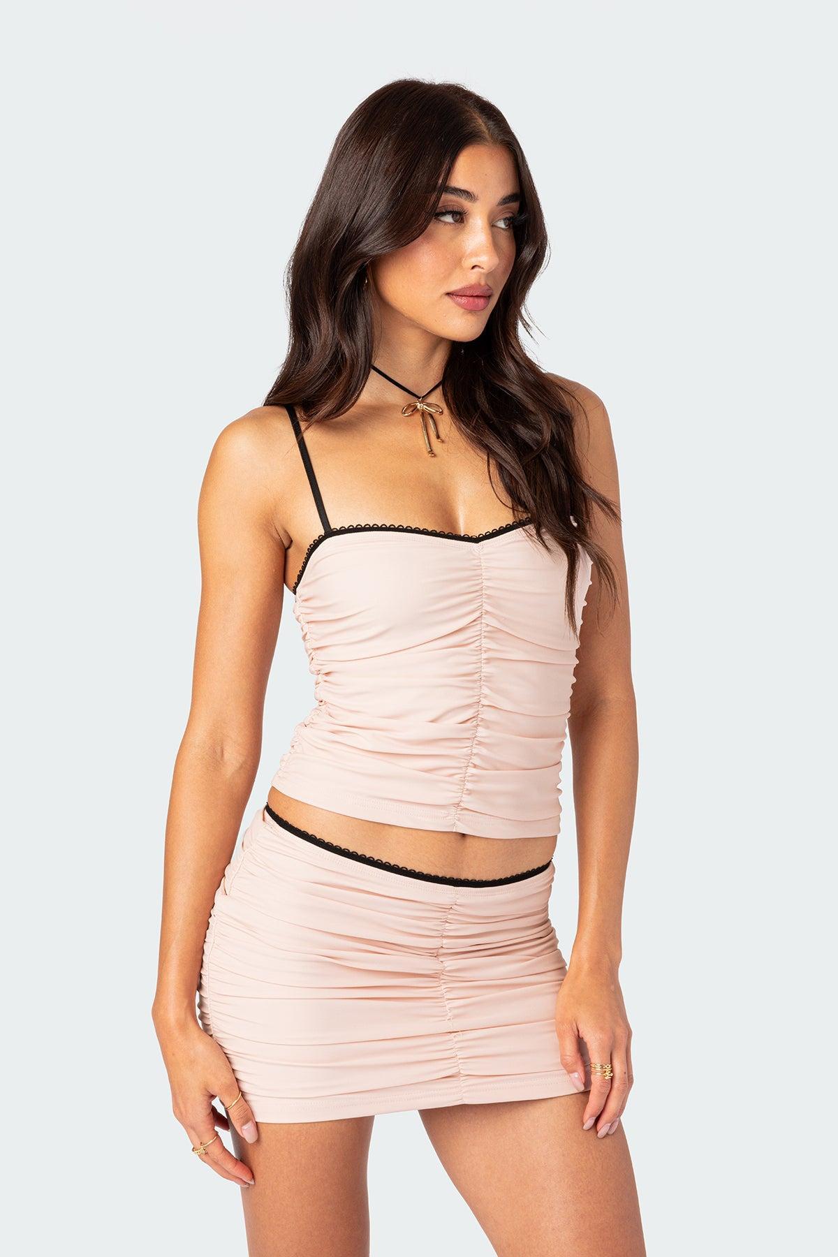 Rosalin Gathered Tank Top Product Image