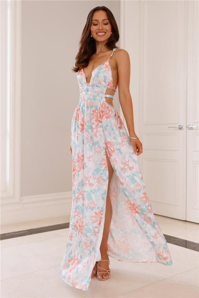 Beauty In All Maxi Dress Peach Product Image