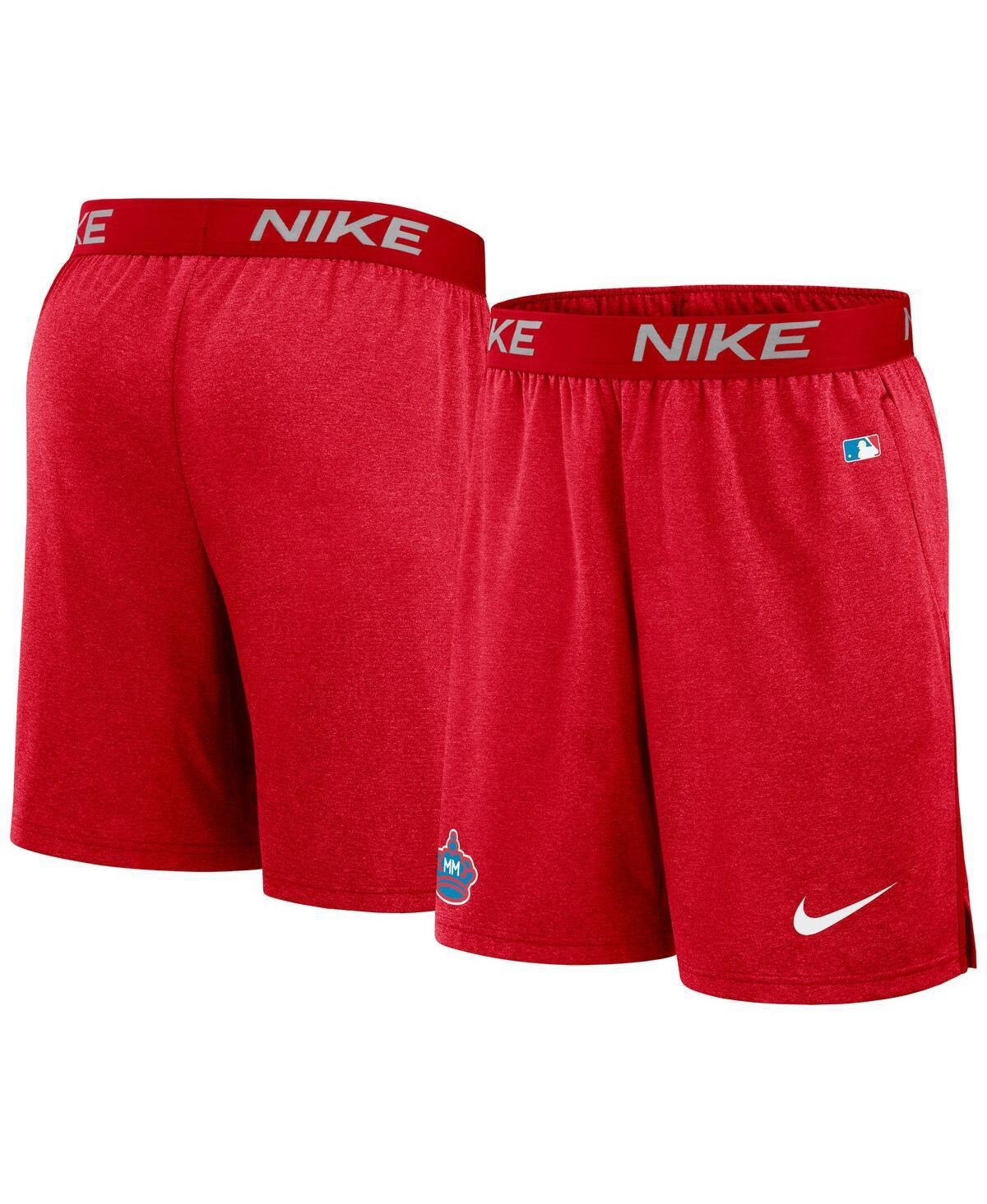 Mens Nike Red Miami Marlins City Connect Performance Practice Shorts Product Image