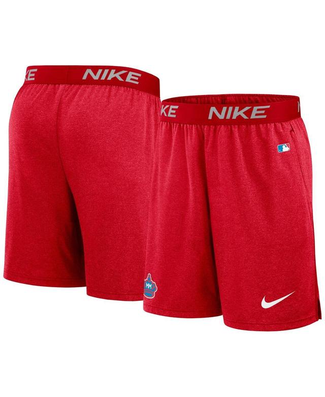 Mens Nike Red Miami Marlins City Connect Performance Practice Shorts Product Image