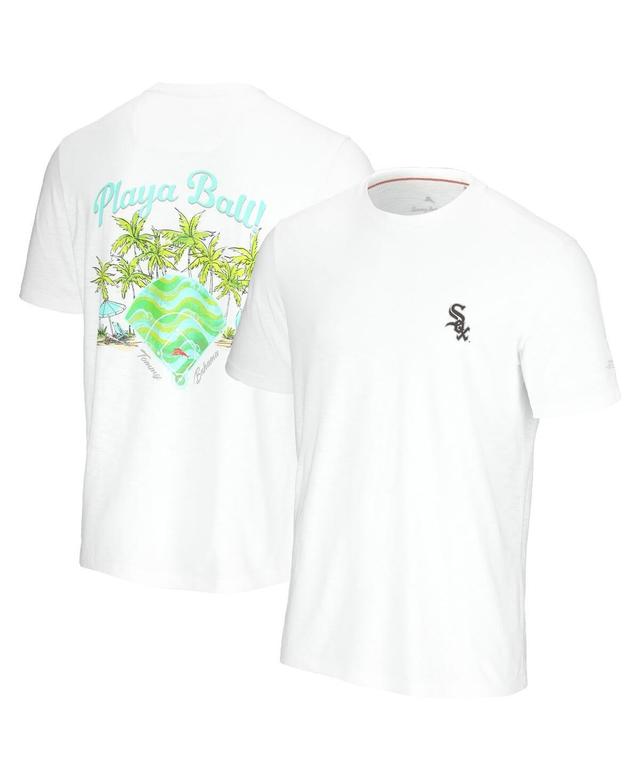 Mens Tommy Bahama White Chicago White Sox Playa Ball T-shirt Product Image