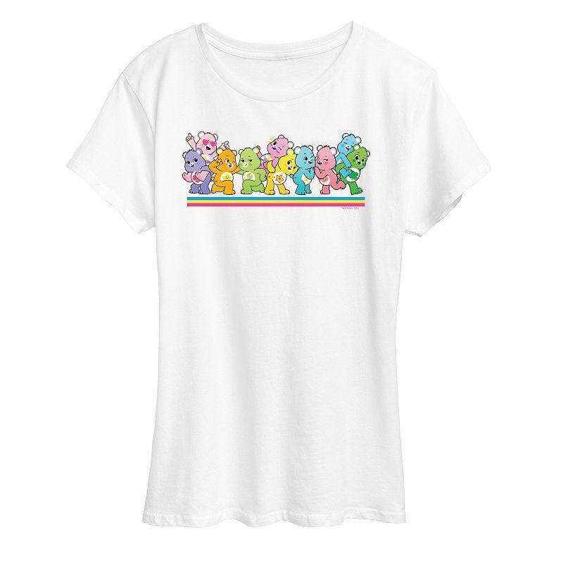 Womens Care Bears Care Lineup Graphic Tee, Girls Product Image