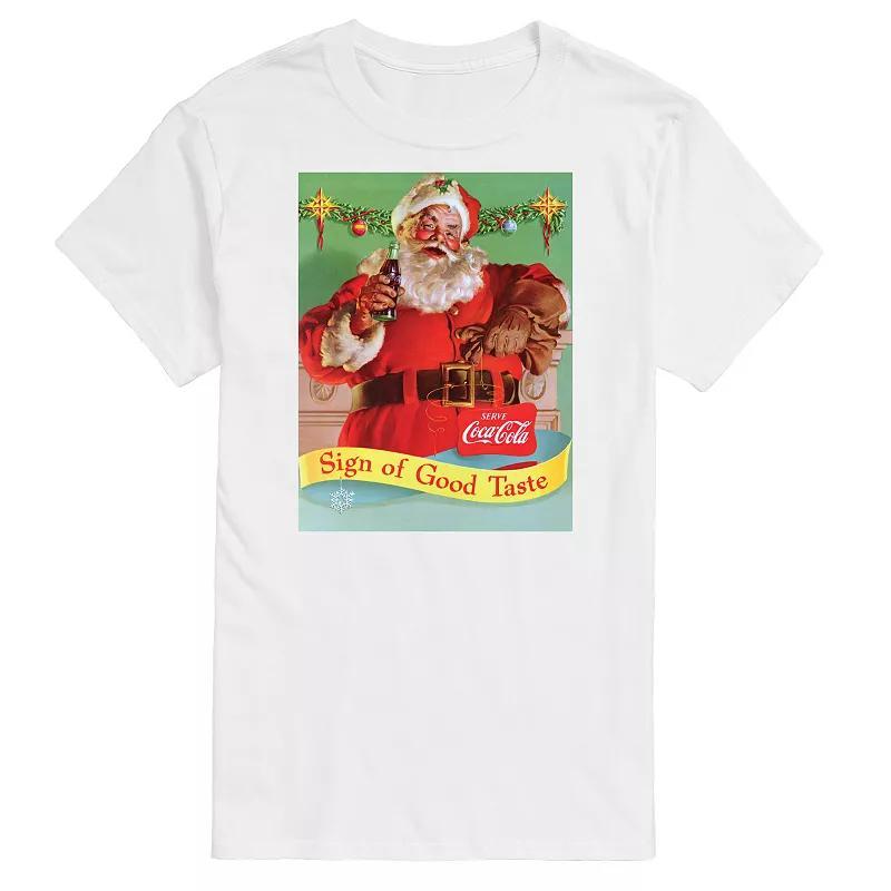 Big & Tall Coca-Cola Sip Of Good Taste Graphic Tee, Mens Product Image