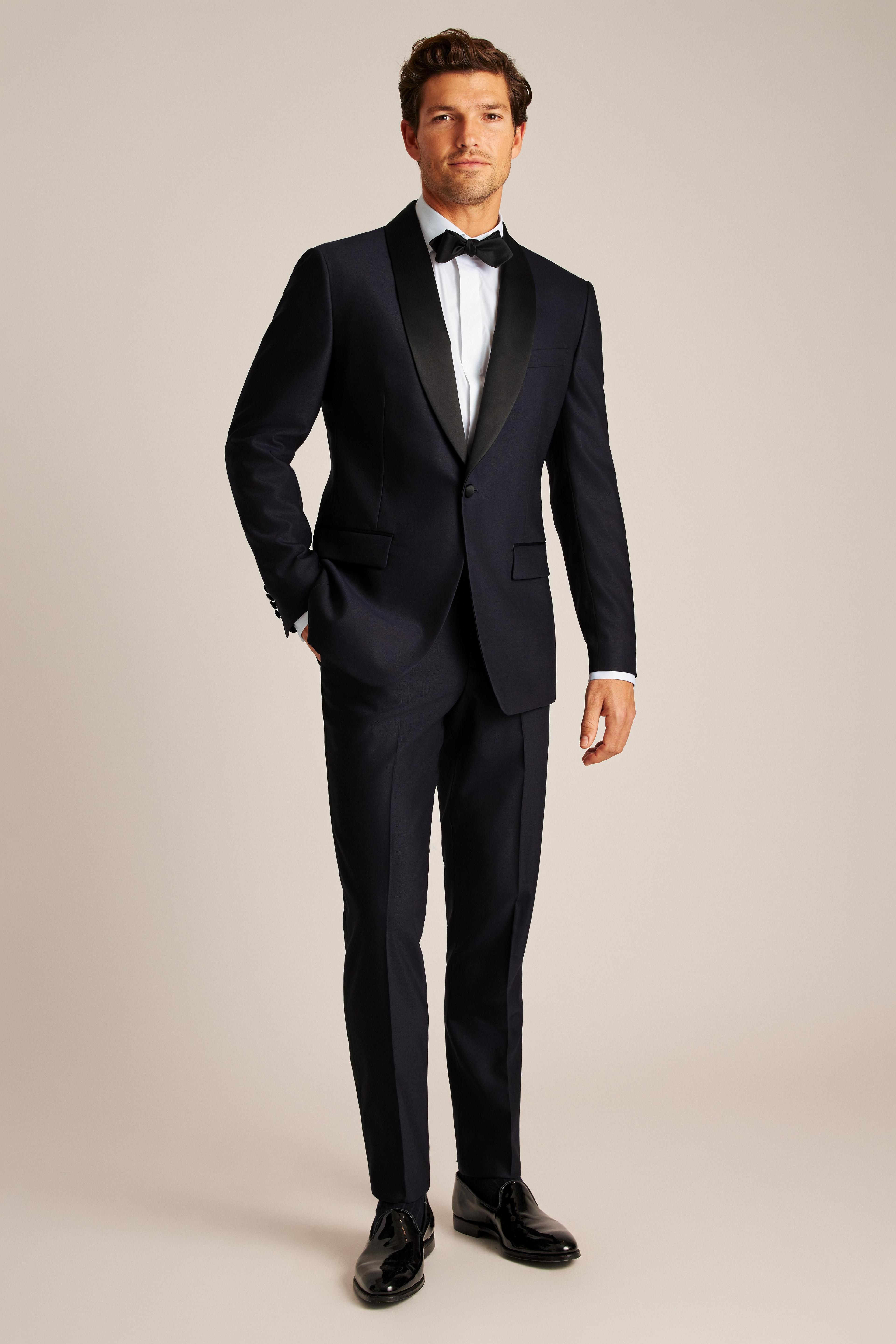 Empire Stretch Italian Wool Tuxedo Jacket Product Image