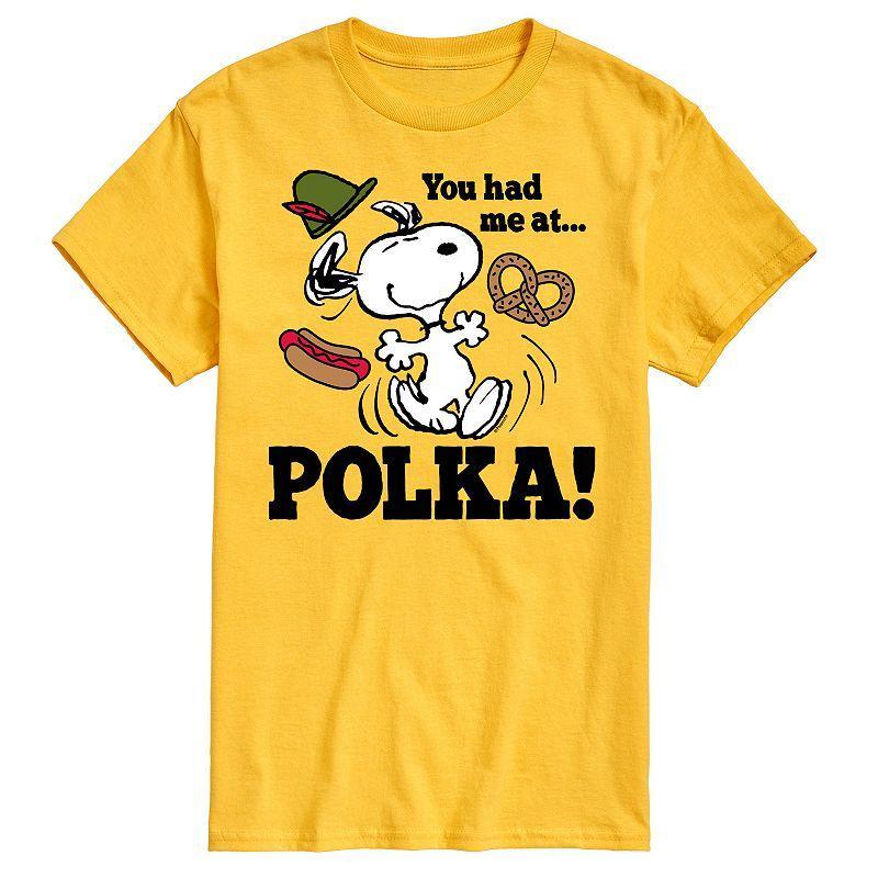 Big & Tall Peanuts You Had Me At Polka Graphic Tee, Mens Product Image