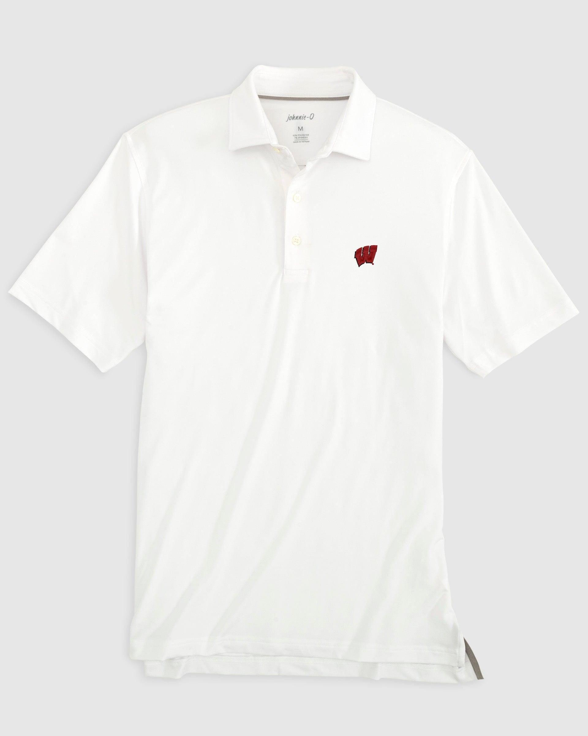 johnnie-O Wisconsin Birdie Jersey Performance Polo Product Image