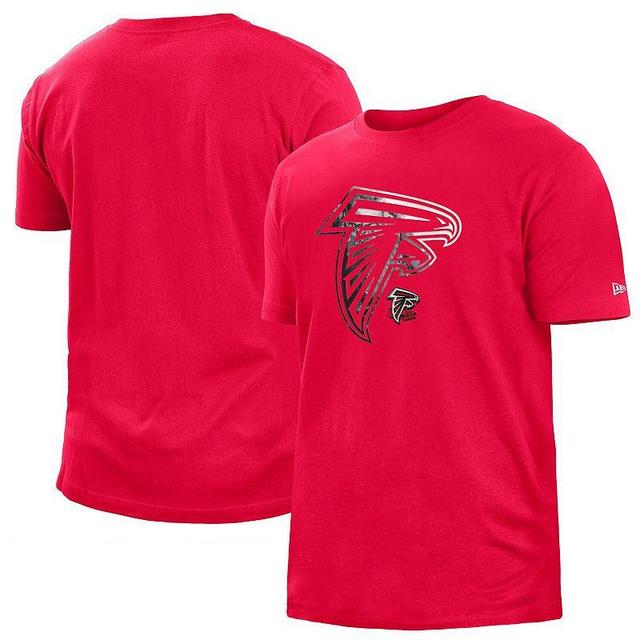 Mens New Era Atlanta Falcons 2022 Sideline Ink Dye T-Shirt Product Image