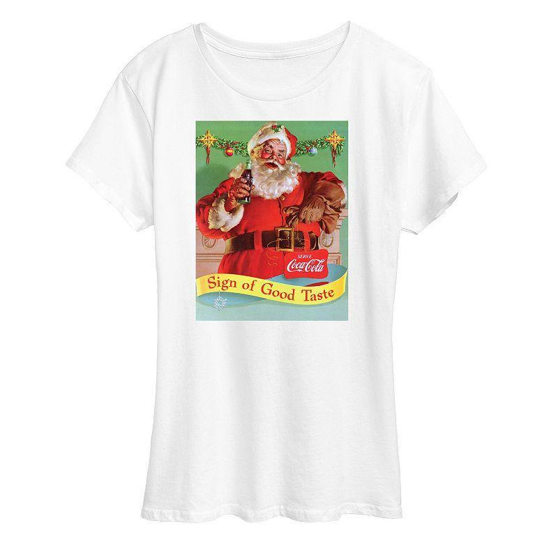 Plus Size Coca Cola Sip Of Good Taste Graphic Tee, Girls Product Image