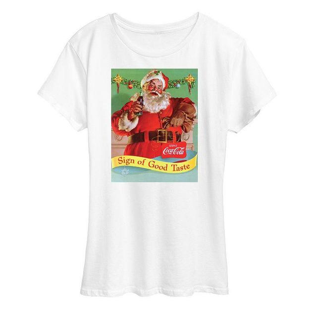 Plus Size Coca Cola Sip Of Good Taste Graphic Tee, Girls Product Image