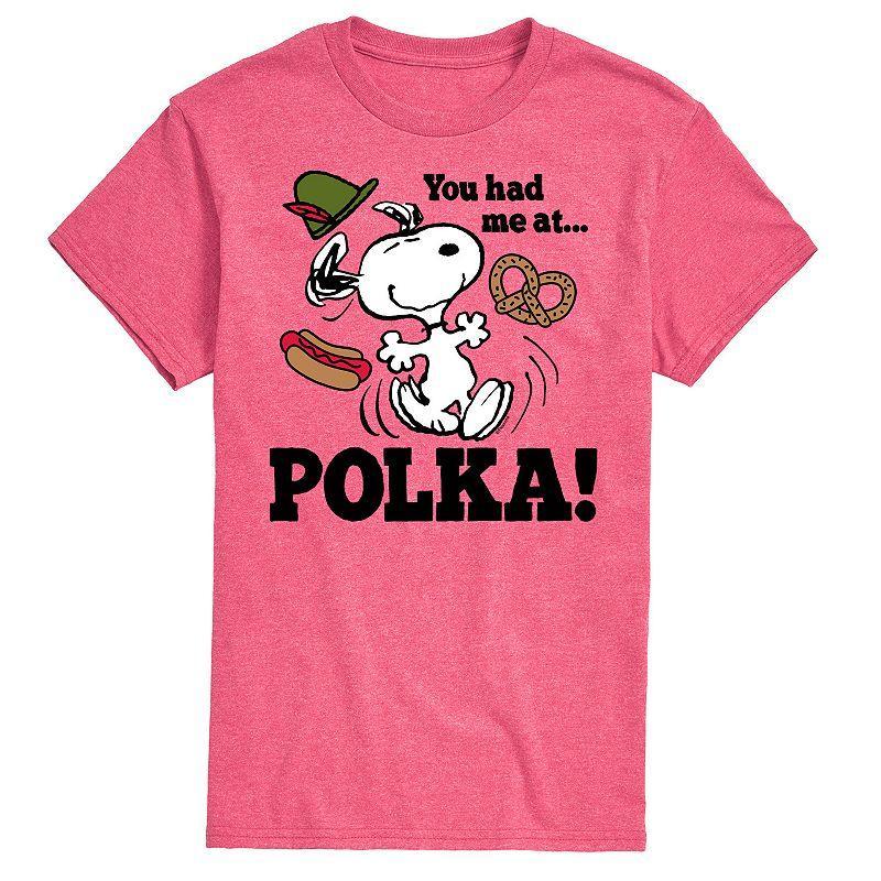 Big & Tall Peanuts You Had Me At Polka Graphic Tee, Mens Product Image