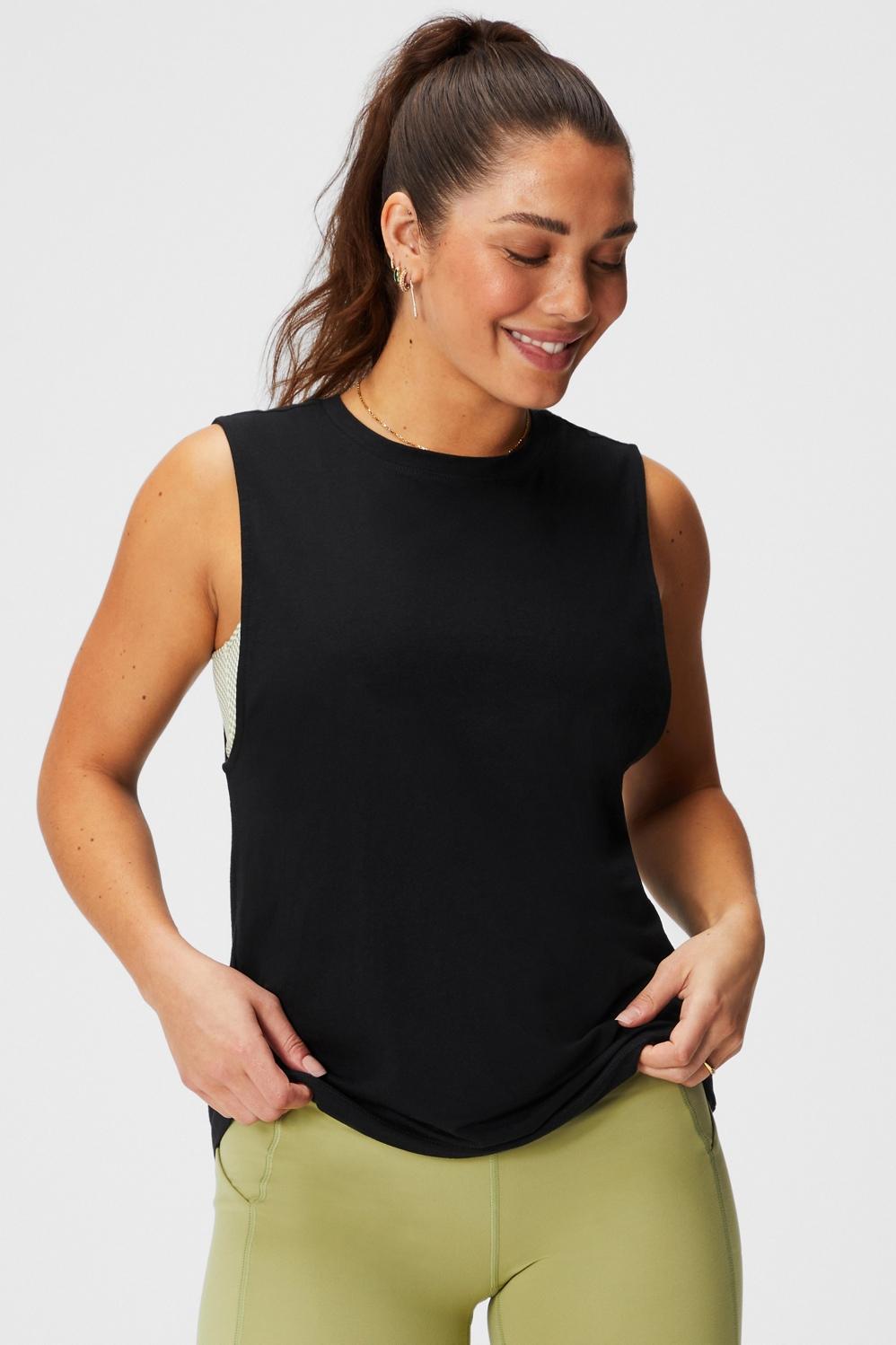 Fabletics Micah Muscle Tank Womens black Size L Product Image