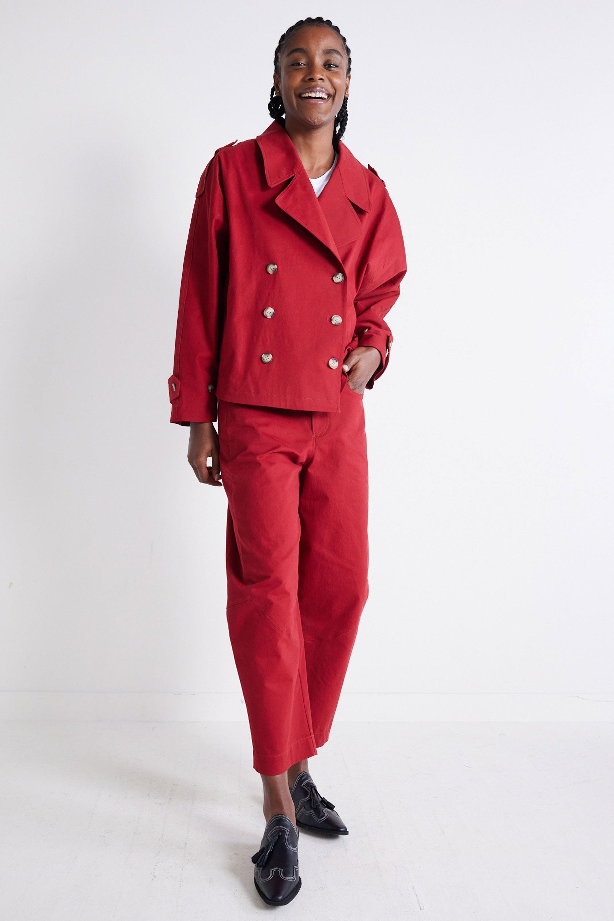 The Oversized Twill Trench Product Image