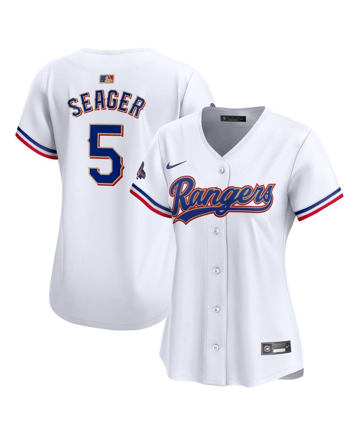 Womens Nike Corey Seager Texas Rangers 2024 Gold Collection Limited Player Jersey Product Image