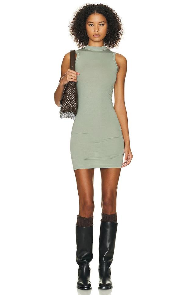 Helsa Jersey Mock Neck Mini Dress Size L, M, XL, XS, XXS. Product Image