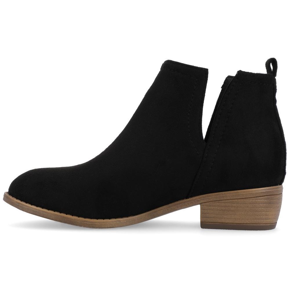 Journee Womens Rimi Pull On Stacked Heel Booties Product Image