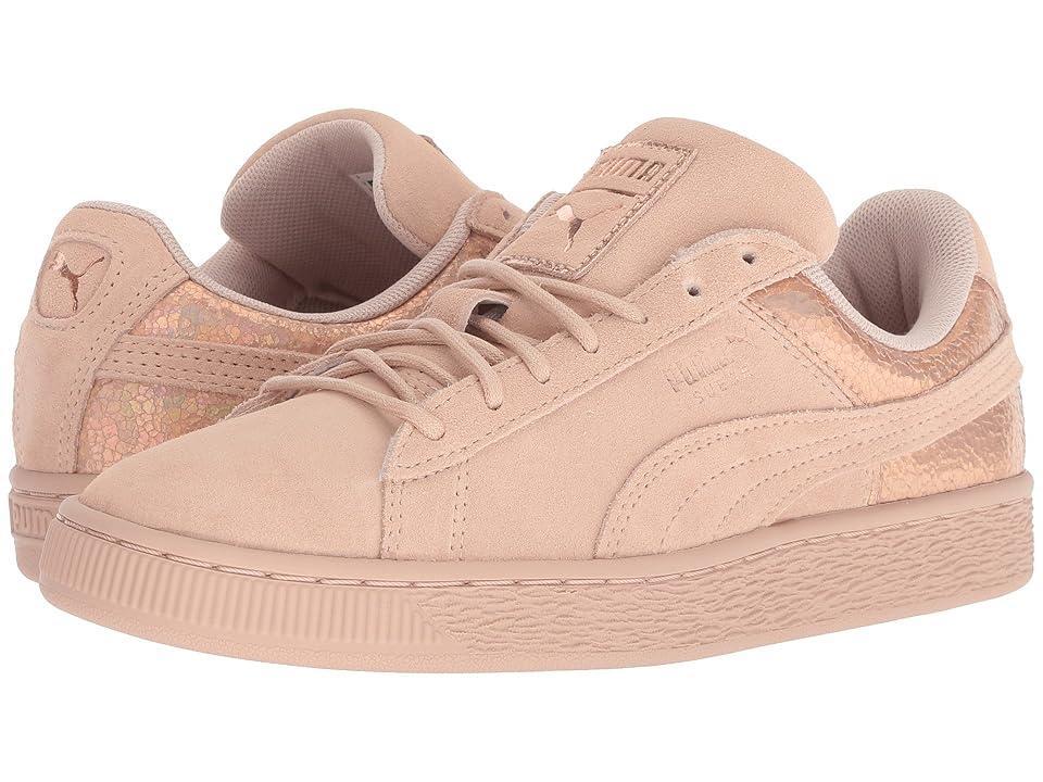 PUMA Suede LunaLux (Cream ) Women's Lace up casual Shoes Product Image