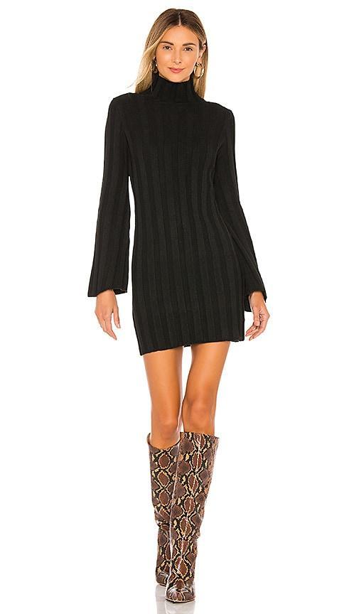 Lovers and Friends Taytay Sweater Dress in Black. Size XS, S, M. Product Image