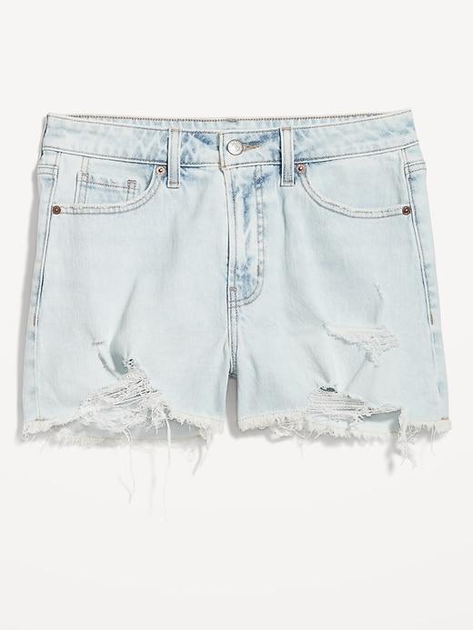 Curvy High-Waisted OG Jean Shorts -- 3-inch inseam Product Image