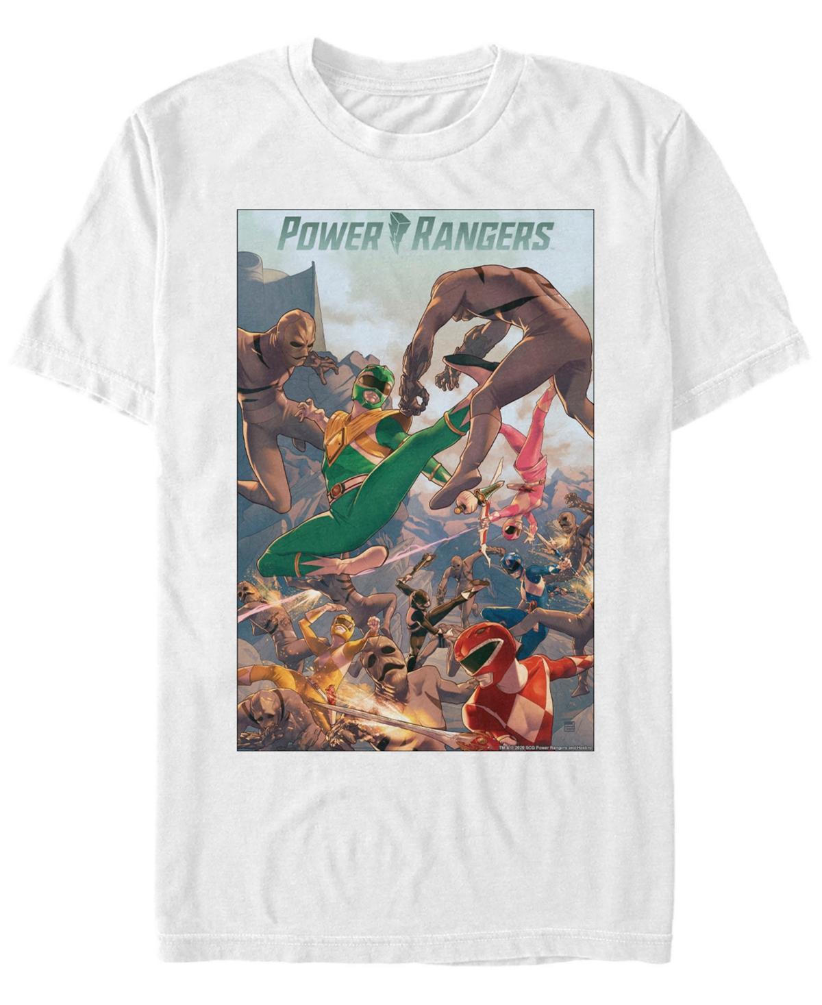 Mens Power Rangers Battle Poster Tee Product Image