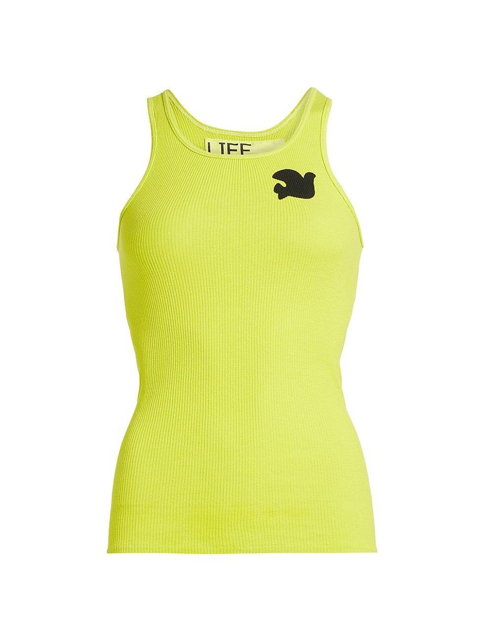 Womens Rib-Knit Cotton Tank Product Image