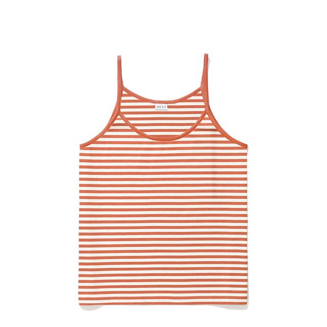 The New Spaghetti Tank - Bronze/White Female Product Image