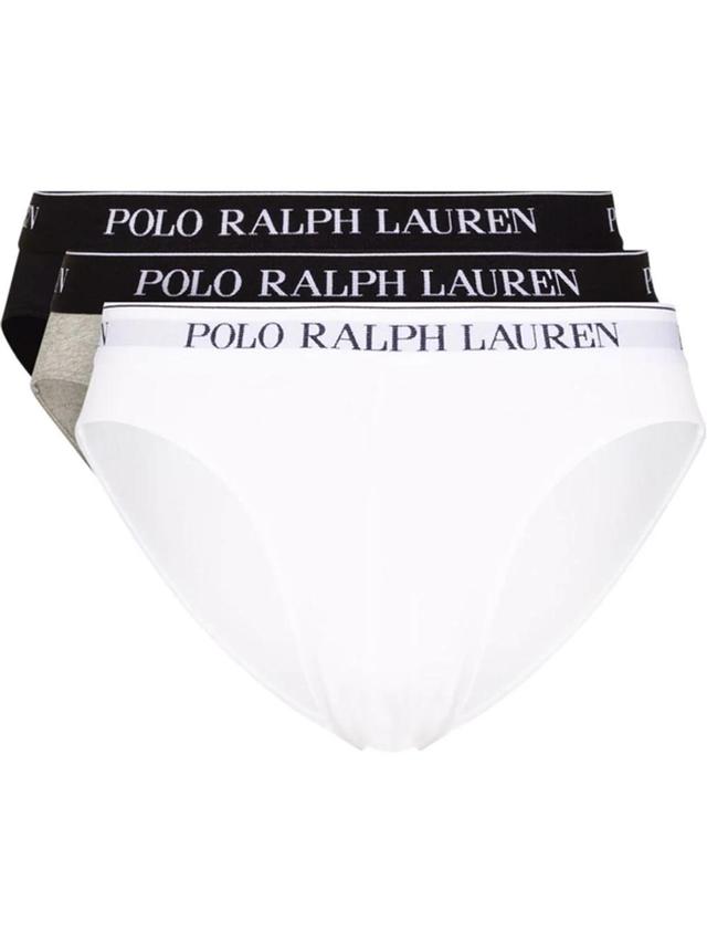 Logo-waisband 3-pack Briefs In Black Product Image