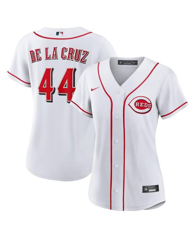 Womens Nike Elly De La Cruz White Cincinnati Reds Home Replica Jersey - White Product Image