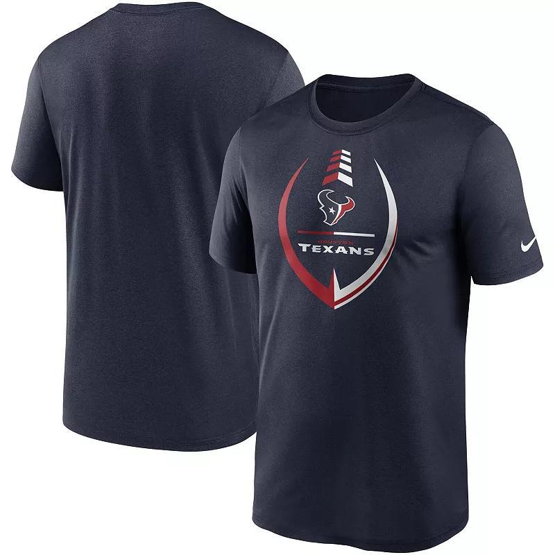 Mens Nike Navy Houston Texans Icon Legend Performance T-shirt Product Image