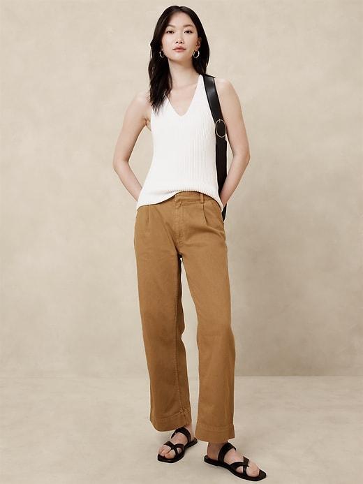 Twill Straight Pull-On Pant Product Image