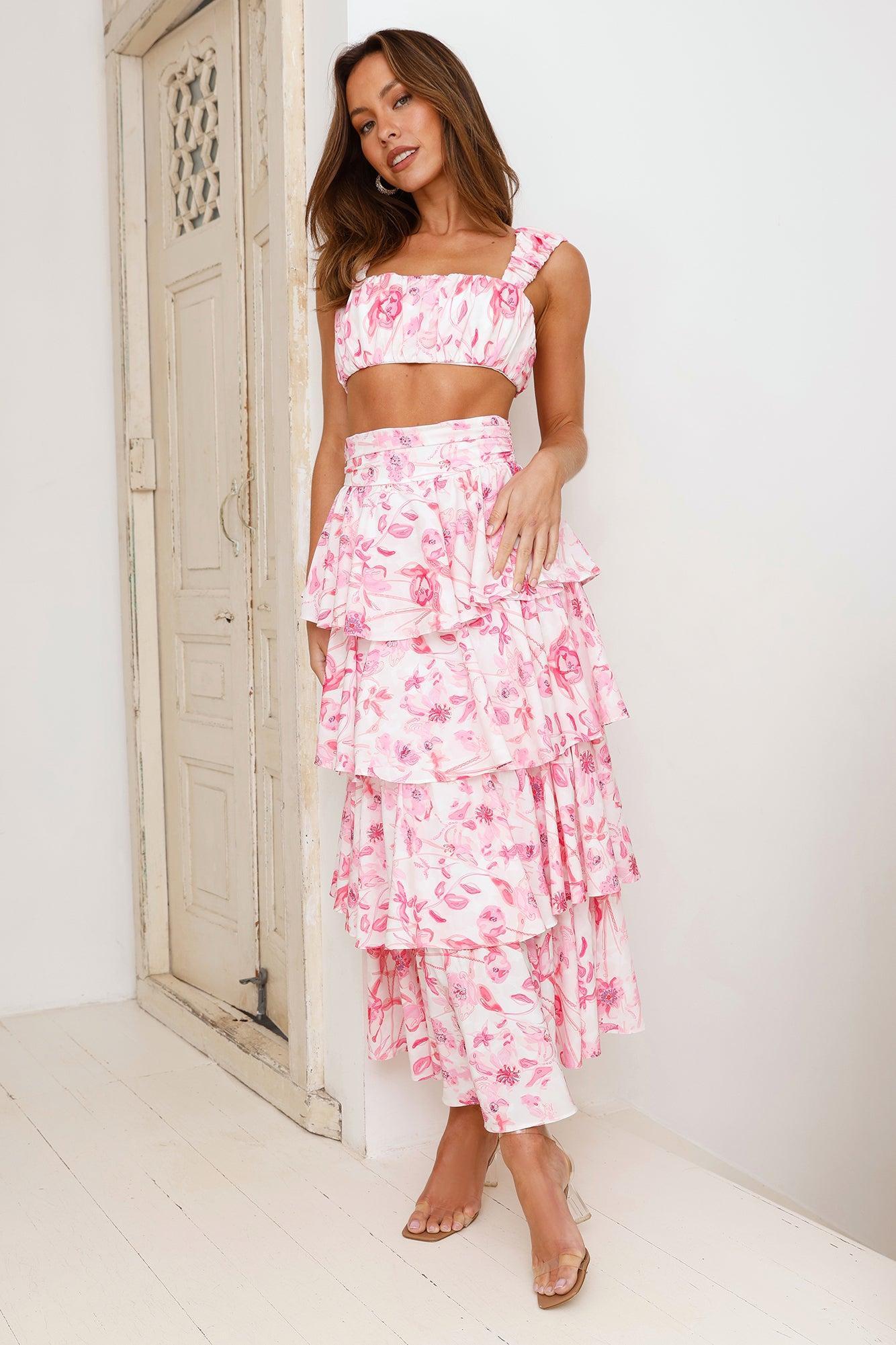 Journey Of Style Crop Top Pink Product Image