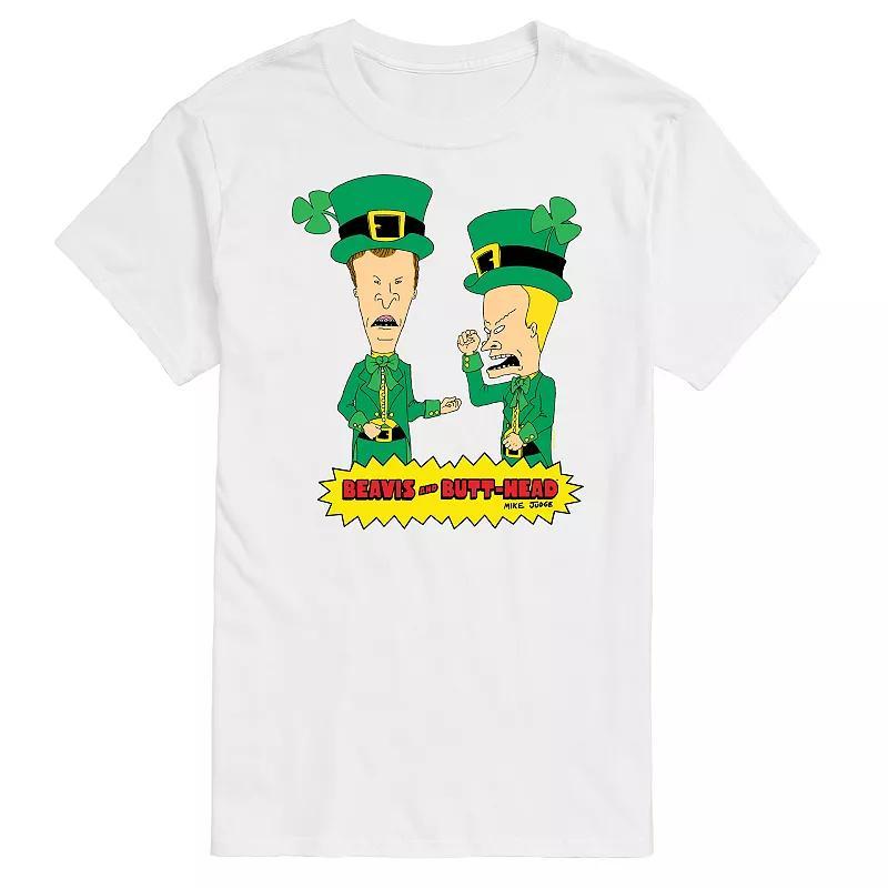 Mens Beavis And Butthead St. Patricks Day Tee Product Image