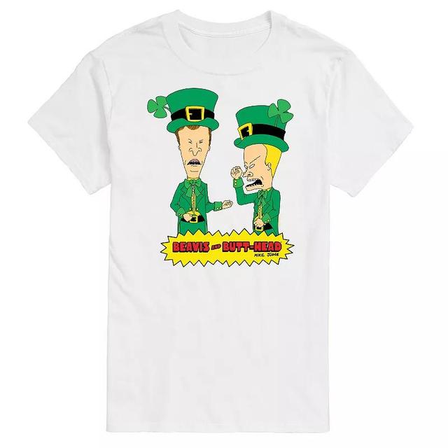 Big & Tall Beavis & Butthead St. Patricks Day Tee, Mens Product Image