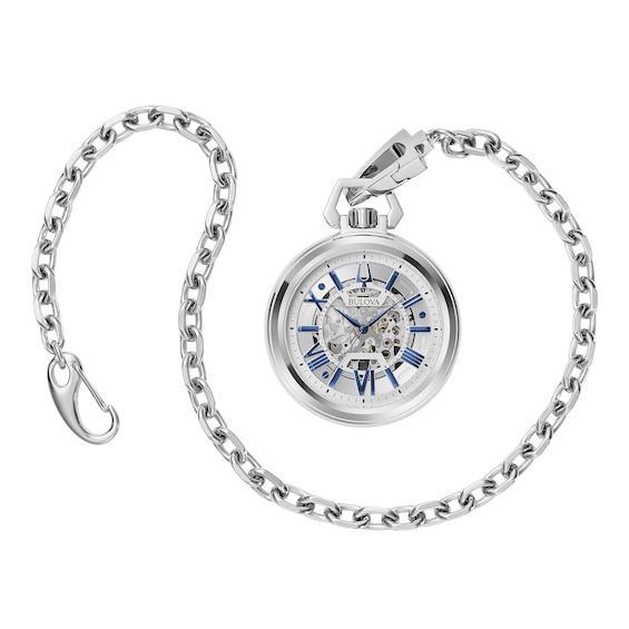 Bulova Classic Sutton Chain Pocket Watch, 50mm Product Image