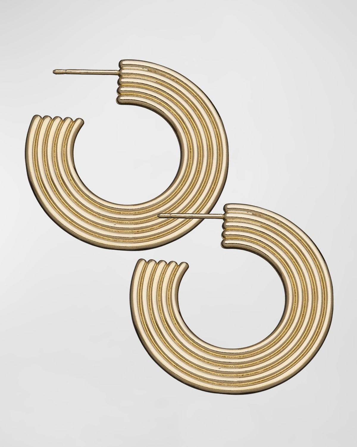 Camilla Gold-Plated Hoop Earrings Product Image