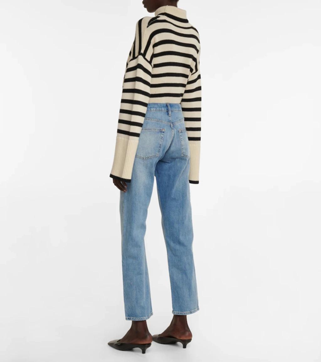 Le Slouch Low-rise Straight-leg Jeans In Blue Product Image